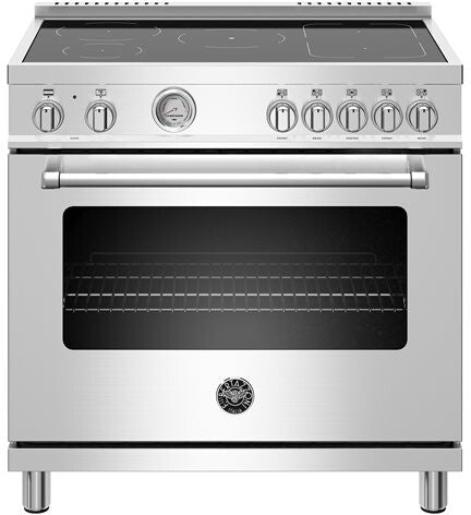 Bertazzoni Master Series 36 Inch Induction Range with 5 Zones, 5.9 cu. ft. (MAST365INMXE)