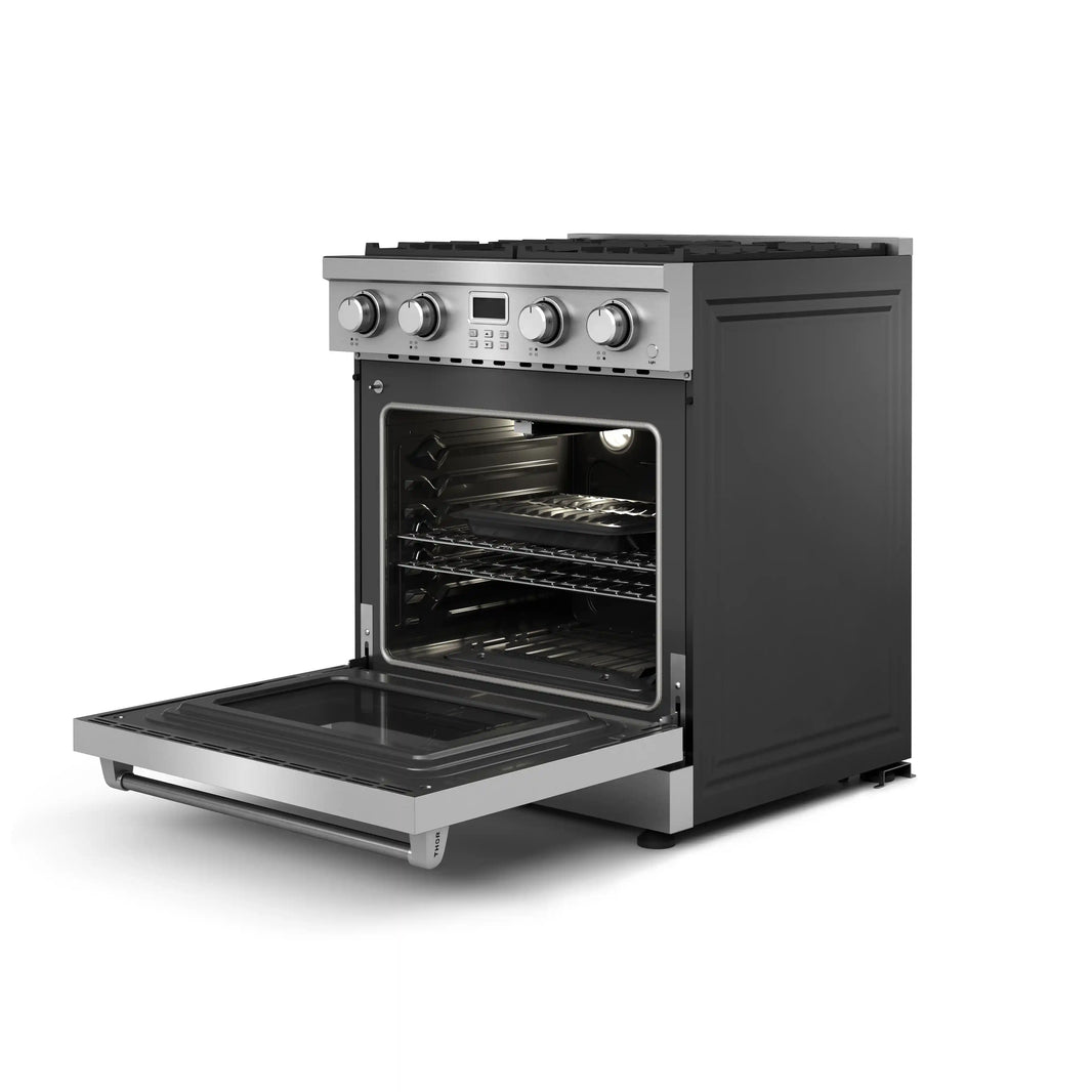 Thor Kitchen 30-Inch Gas Range with 4.8 cu. ft. Convection Oven in Stainless Steel (ARG30)