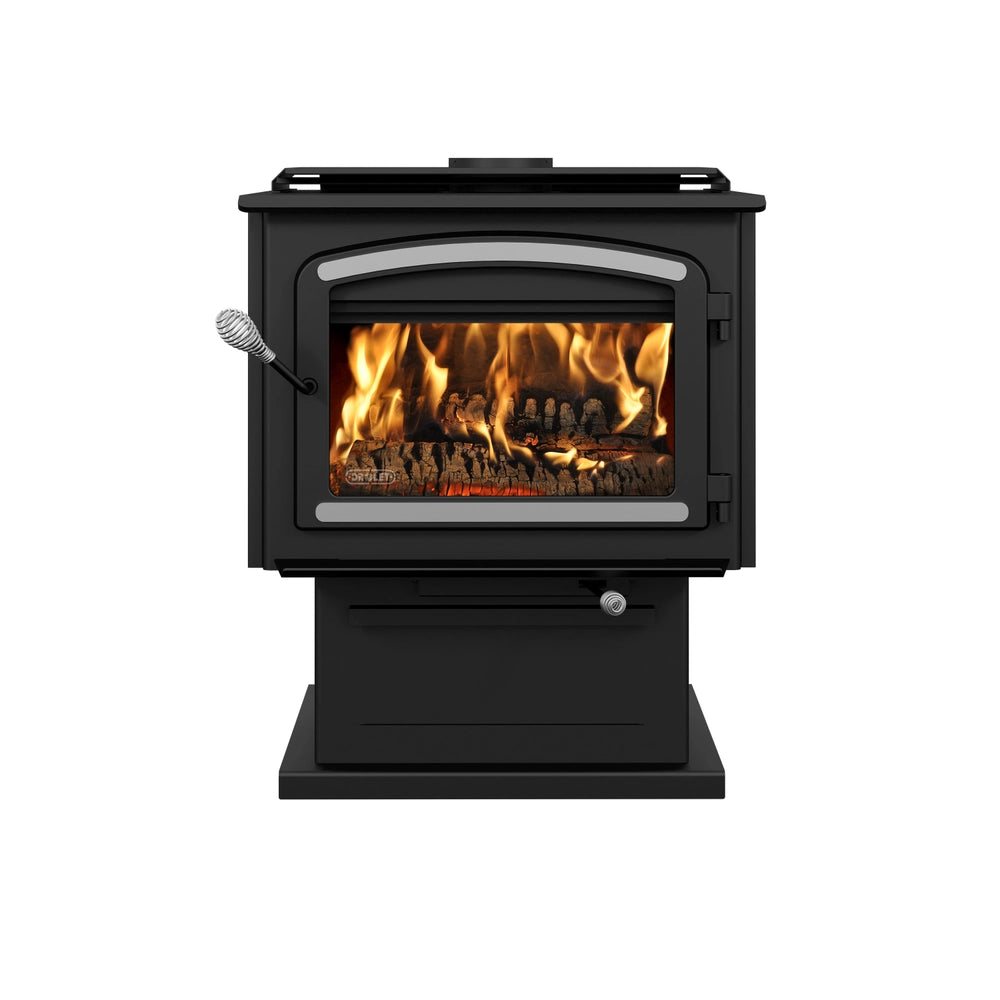 Drolet Escape 2100 Wood Stove W/ Brushed Nickel Trim (DB03131)