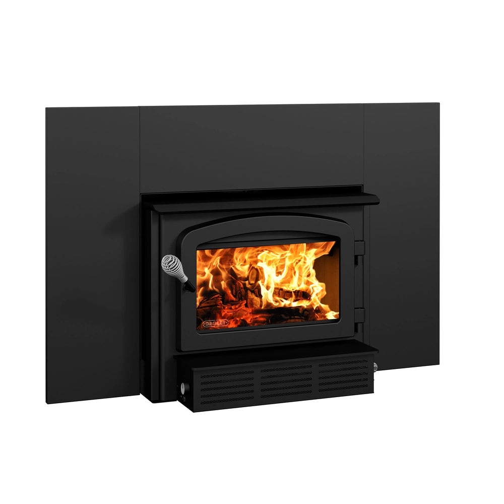 Drolet Escape 1500-I Wood Insert Fireplace W/ Faceplate (DB03137)