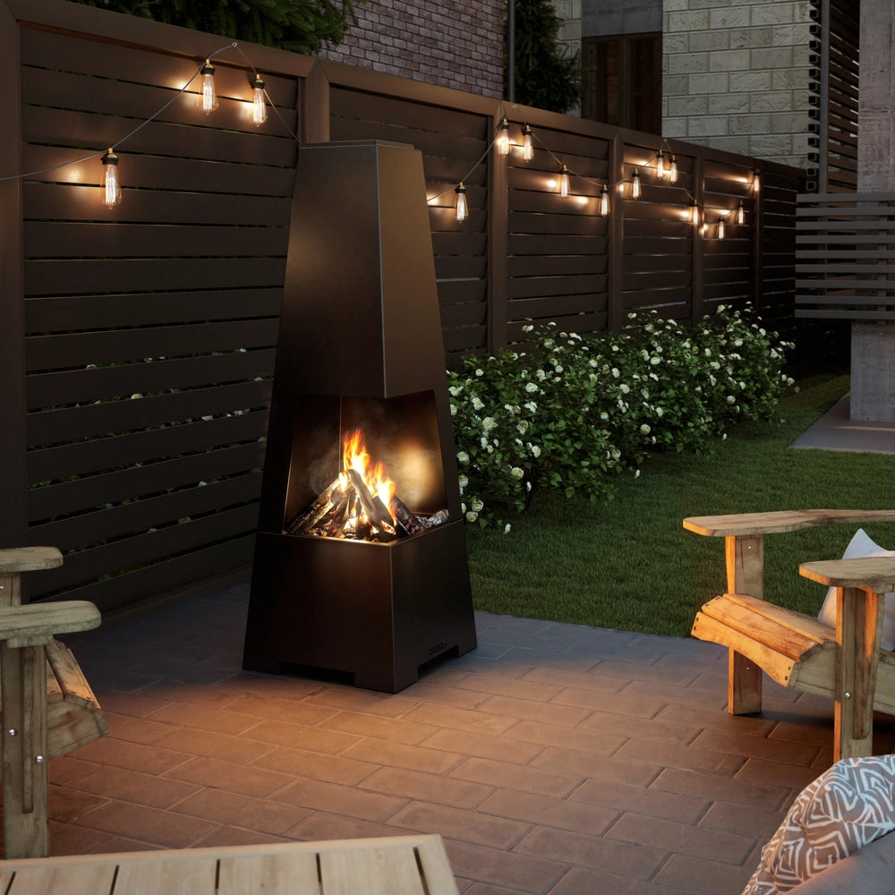 Drolet Bora Stainless Steel Outdoor Fireplace (DE00401)