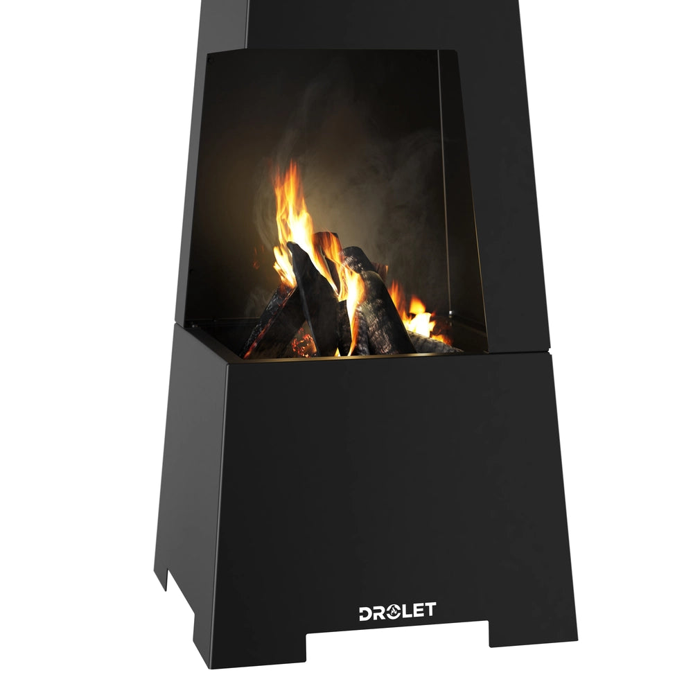 Drolet Bora Stainless Steel Outdoor Fireplace (DE00401)