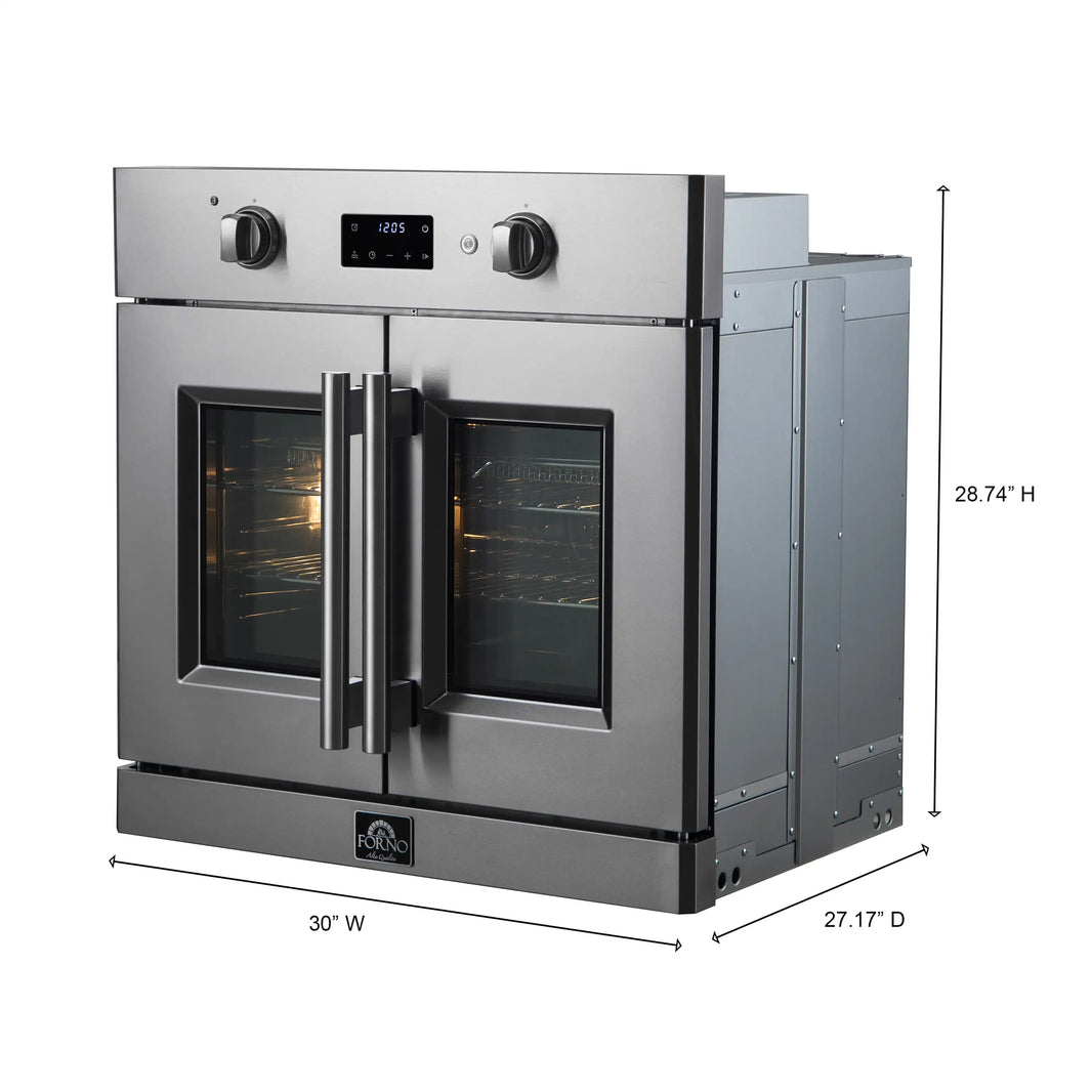 Forno Asti 30-Inch Electric French Door Wall Oven (FBOEL1333-30)