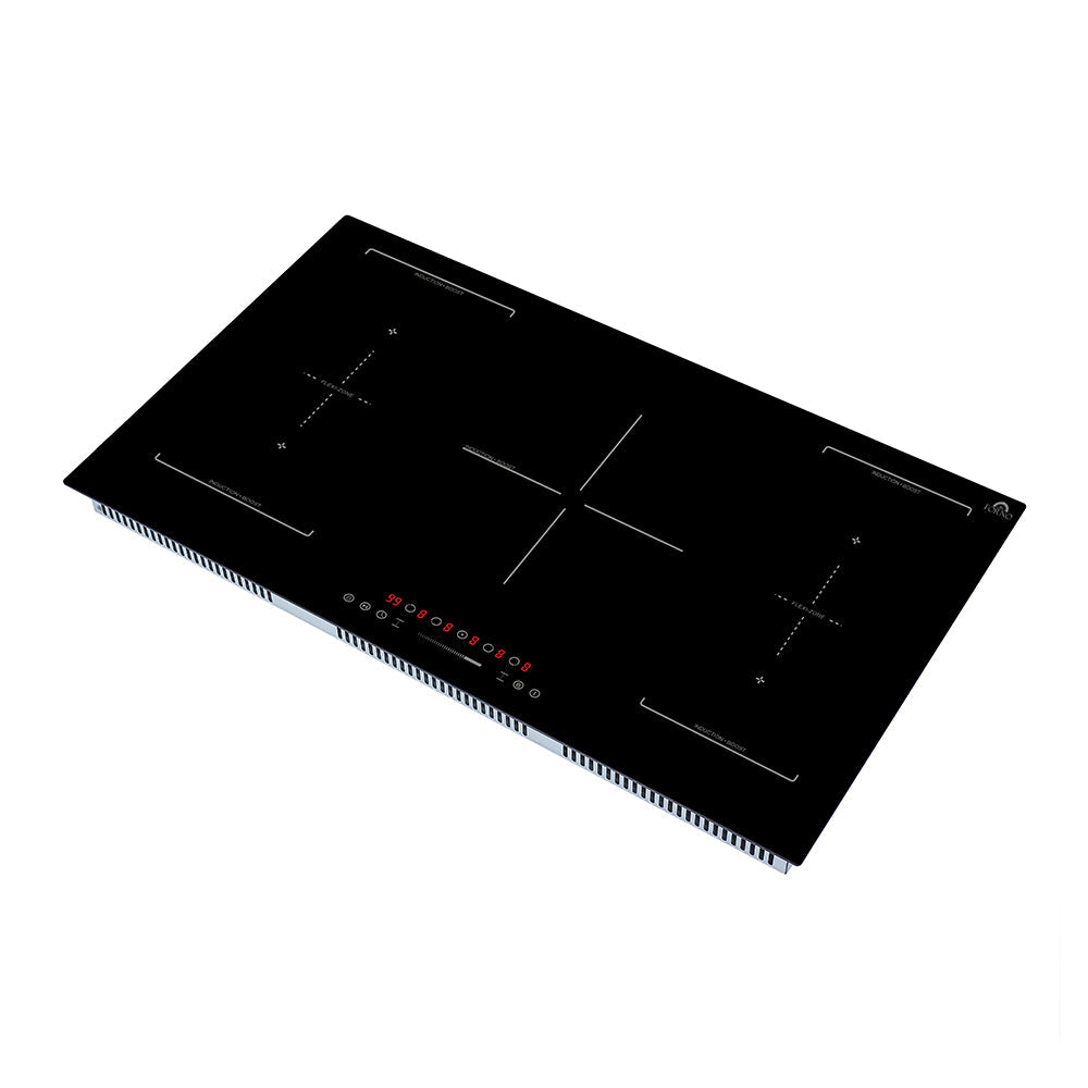 Forno Ornonzo 36-Inch Induction Cooktop, 5 Zones, 2 Flex-Zones, 10200W, Touch Control, 9 Power Levels (FCTIN0569-36)