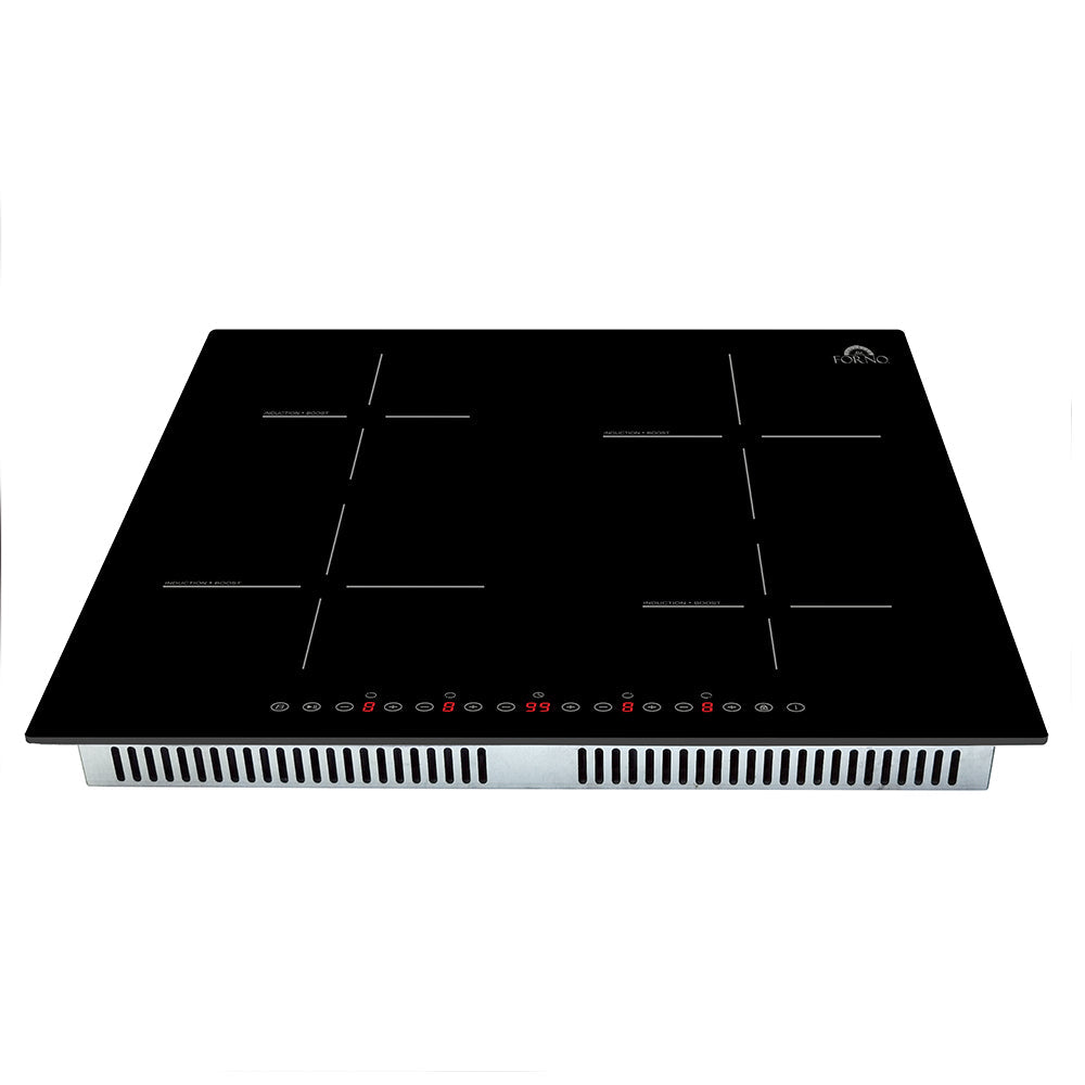 Forno  Parco 24-Inch Induction Cooktop, 4 Zones, 7200W, Touch Control, 9 Power Levels & Booster Function (FCTIN0583-24)