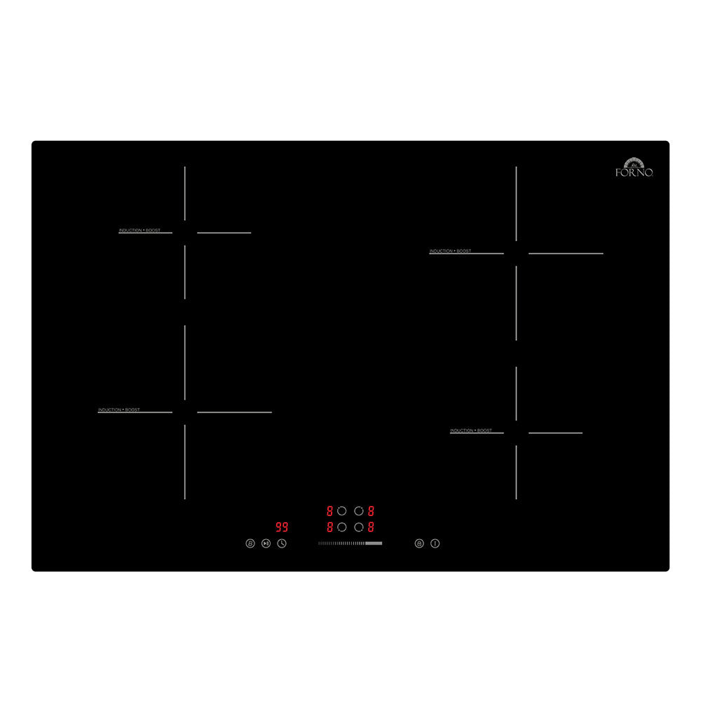 Forno  Parco 30-Inch Induction Cooktop, 4 Zones, 7200W, Touch Control, 9 Power Levels & Booster Function (FCTIN0583-30)