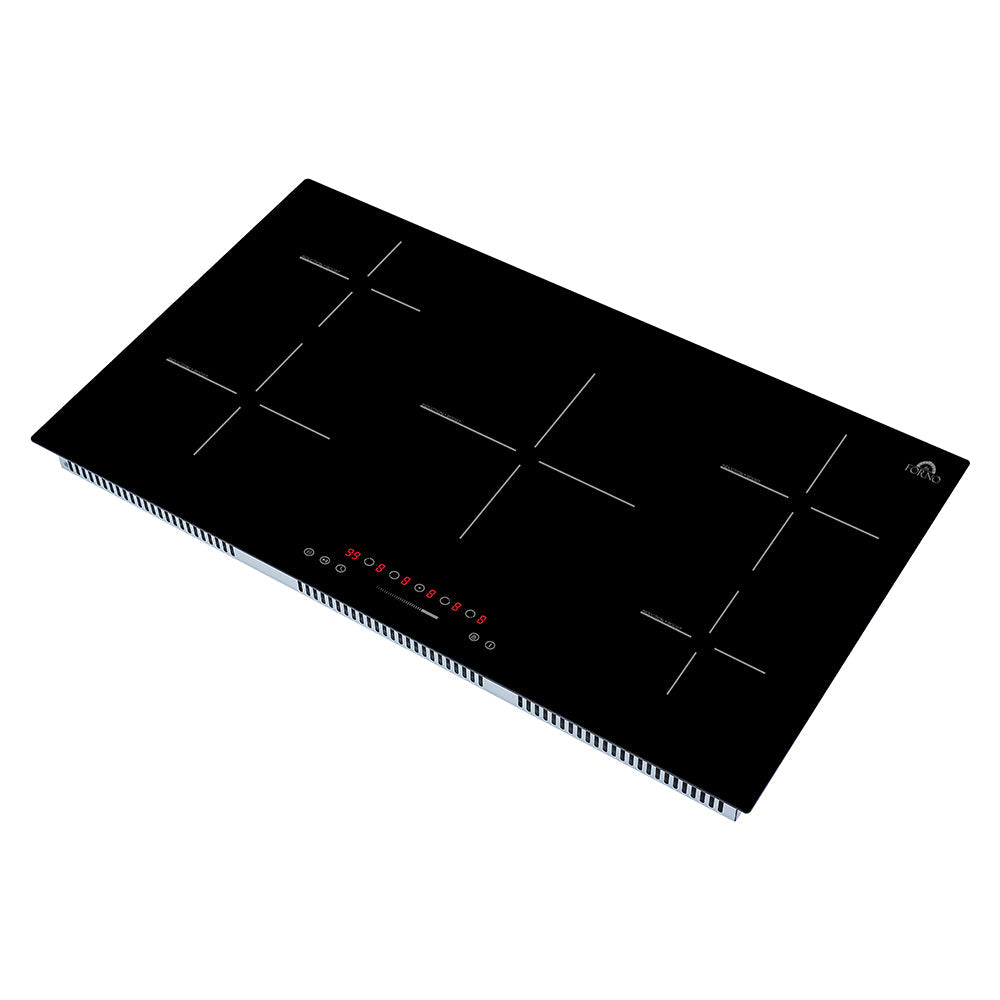 Forno  Parco 36-Inch Induction Cooktop, 5 Zones, 10200W, Touch Control, 9 Power Levels & Booster Function (FCTIN0583-36)