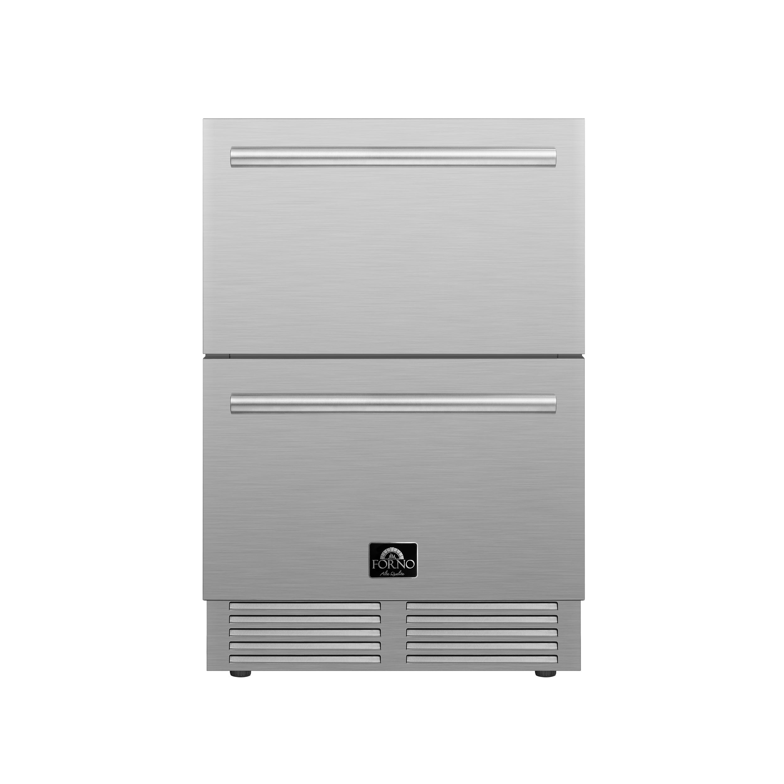 Forno Como 24-Inch 4.87 cu.ft. Indoor/Outdoor Refrigerator Drawer in Stainless Steel (FDROD1611-24S)