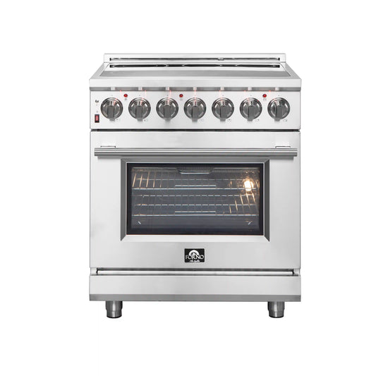 Forno Massimo 30-Inch Electric Range in Stainless Steel (FFSEL6020-30)