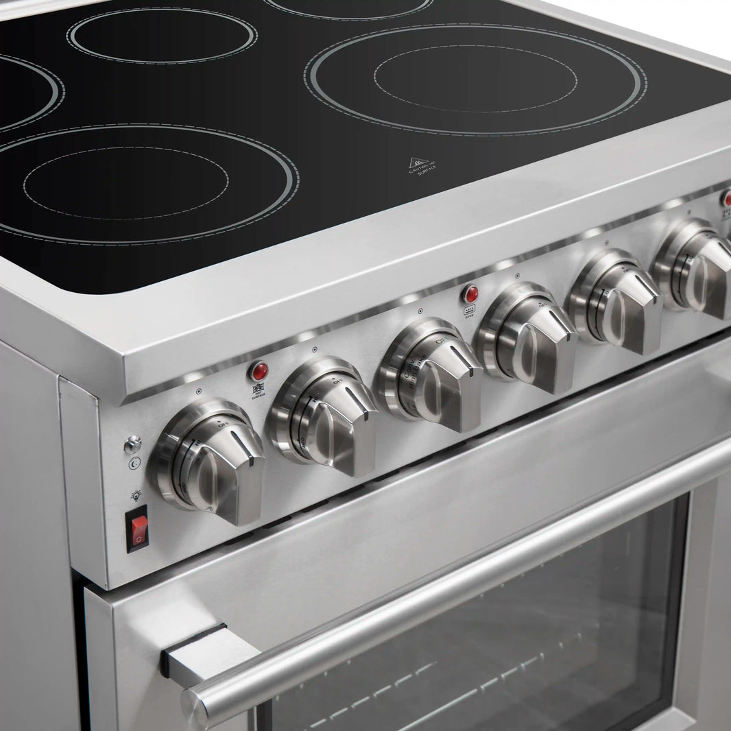 Forno Massimo 30-Inch Electric Range in Stainless Steel (FFSEL6020-30)