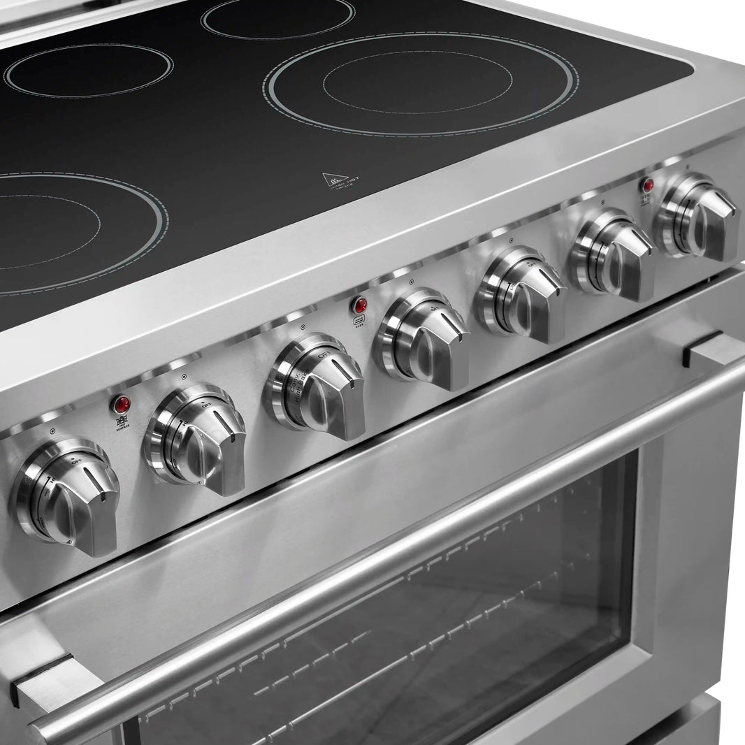 Forno Massimo 36-Inch Electric Range in Stainless Steel (FFSEL6020-36)