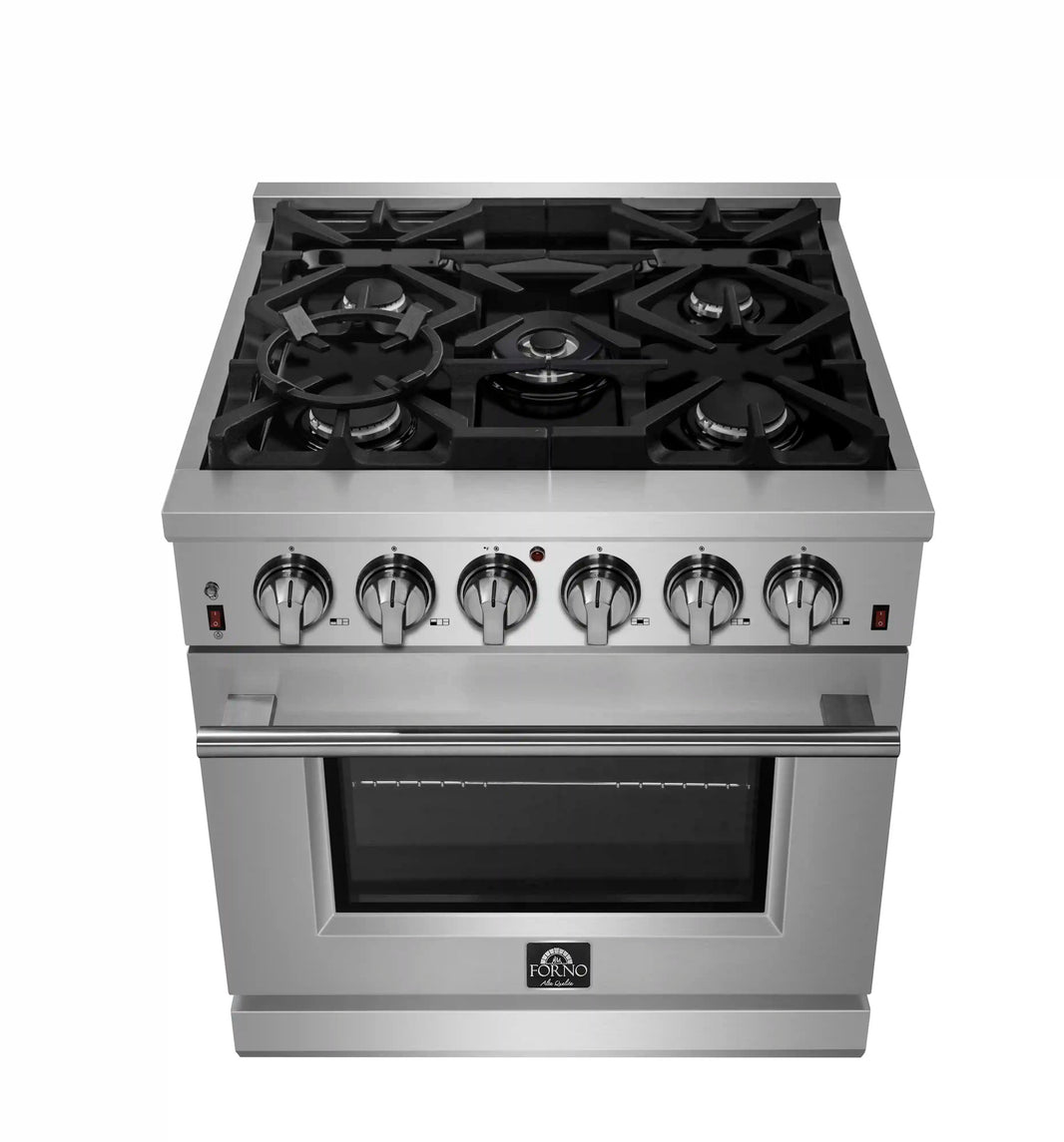 Forno Massimo 30-Inch Gas Range in Stainless Steel (FFSGS6239-30)