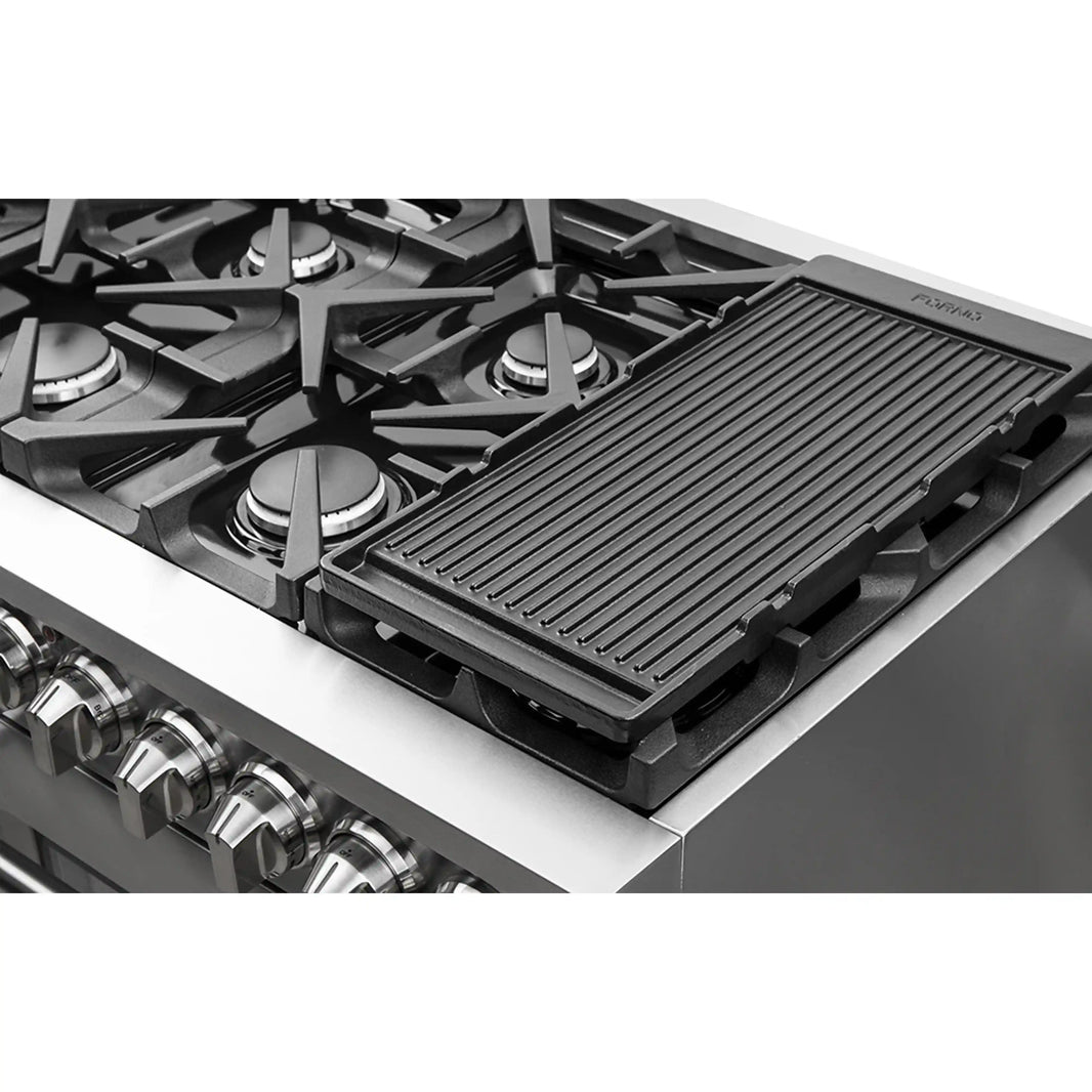 Forno Massimo 48-Inch Gas Range in Stainless Steel (FFSGS6239-48)