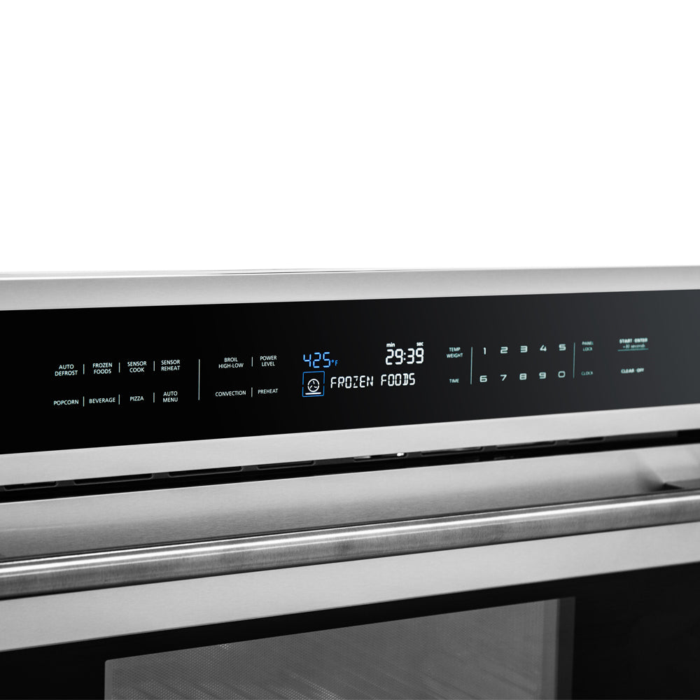 Forno Oliena 30-Inch Built-In 1.6 Cu. Ft. Compact Oven in Stainless Steel with Stainless Steel Trim (FMWDR3093-30)