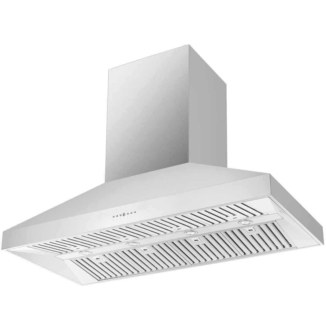 Forno Coppito 60-Inch Island Range Hood in Stainless Steel with 1200 CFM Motor (FRHIS5129-60)