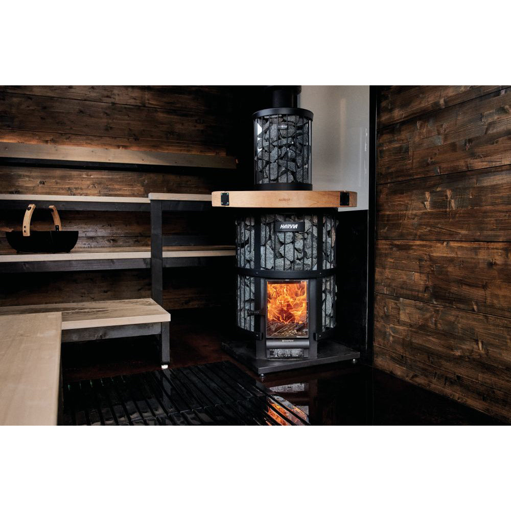 Harvia Legend 240 GreenFlame 15.9kW Wood Sauna Stove (WK200LD)