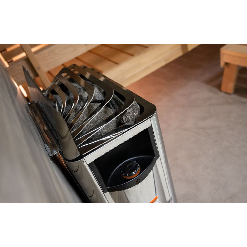 Harvia The Wall SWS80 8kW Sauna Heater in Stainless Steel (HSWS8U1B)