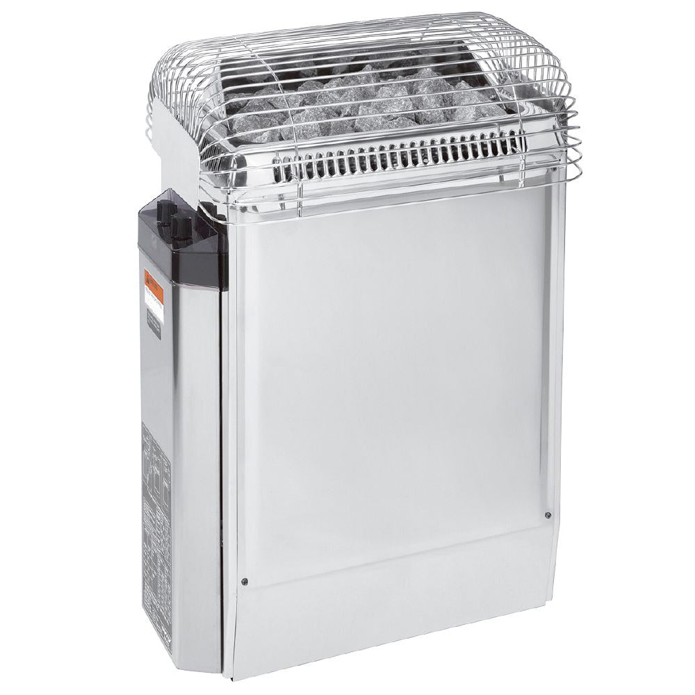 Harvia TopClass KV45 4.5kW Sauna Heater w/ Built-In Controls in Stainless Steel (JKV452401)