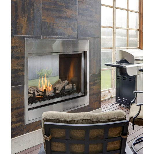 Montigo Divine H38SVO See Through Ventless Outdoor Fireplace