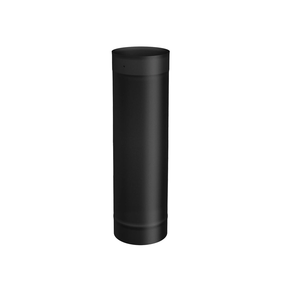 Black Single Wall Pipe 6"Ø X 24L" (SP00007)