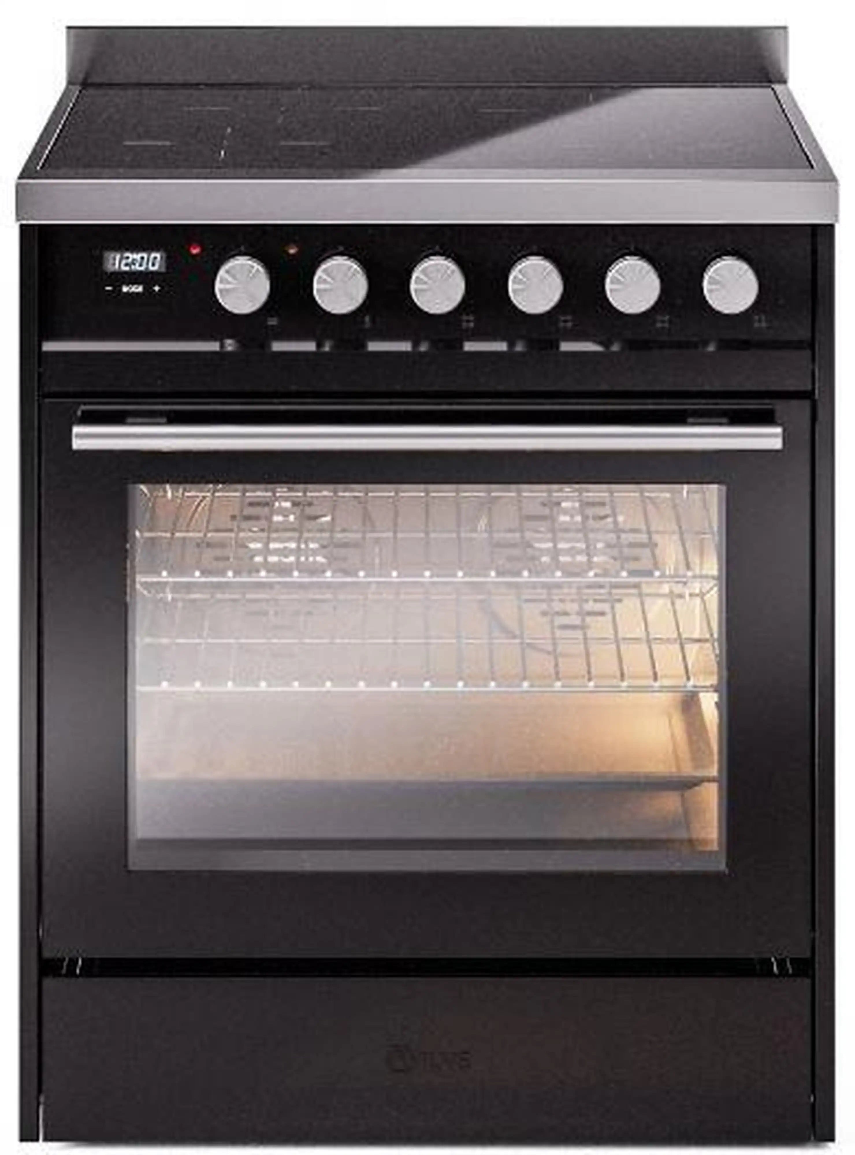 ILVE Professional Plus II 30-Inch Induction Range in Glossy Black (UPI304WMPBK)