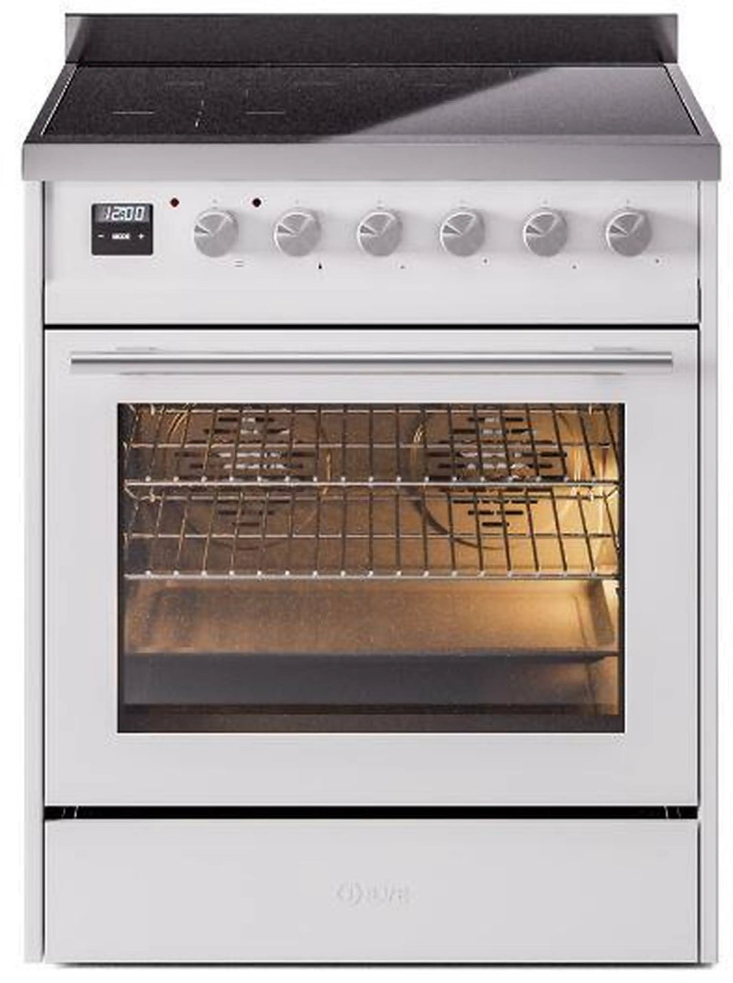 ILVE Professional Plus II 30-Inch Induction Range in White (UPI304WMPWH)