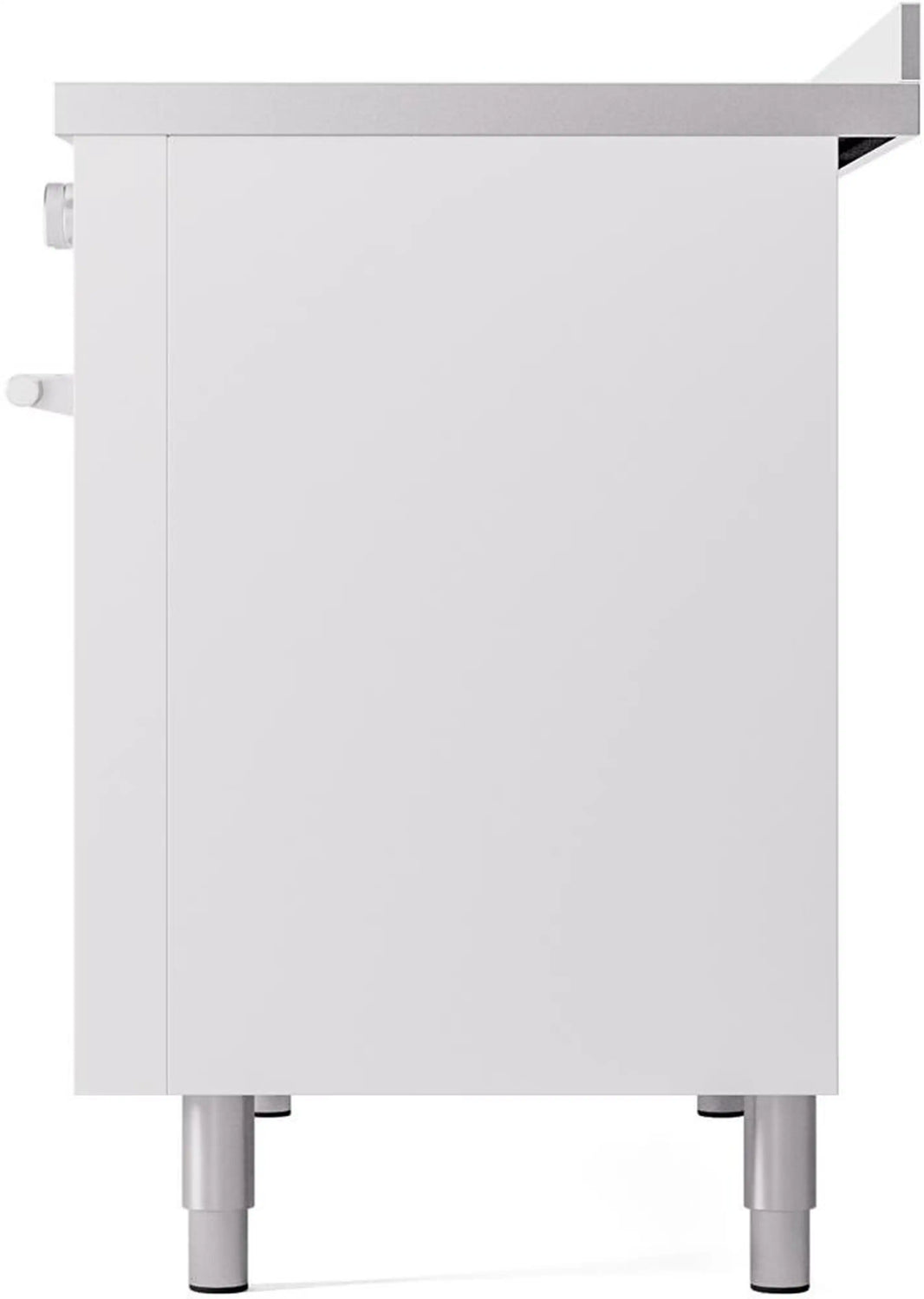 ILVE Professional Plus II 48-Inch Induction Range in White (UPI486WMPWH)