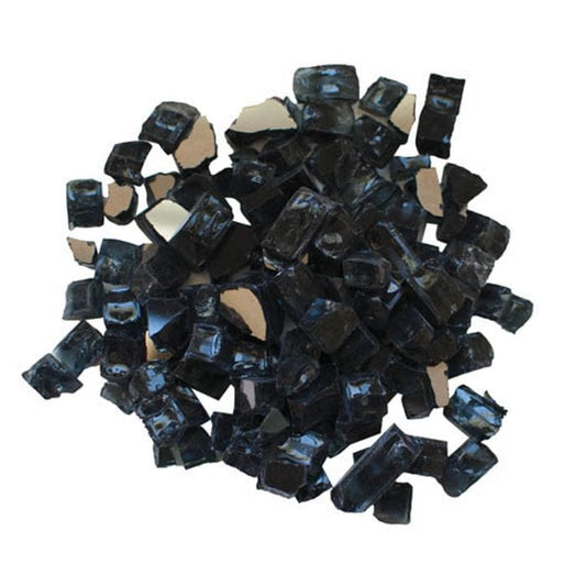 Sierra Flame by Amantii 1/2" Charcoal Reflective Fire Glass - 5lbs AMSF-GLASS-03