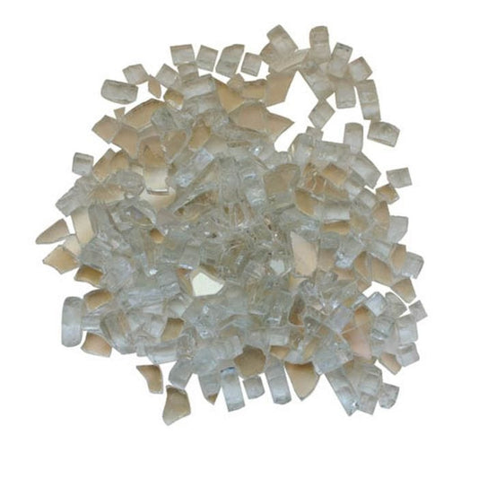 Sierra Flame by Amantii 1/4" Clear Reflective Fire Glass - 5lbs AMSF-GLASS-01