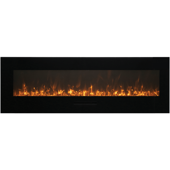 Amantii Wall Mount/Flush Mount 50" Electric Fireplace WM-FM-50-BG