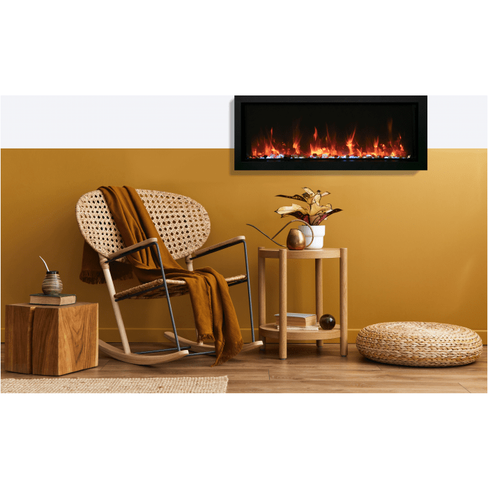 Amantii Panorama BI Extra Slim 30" Smart Electric Fireplace BI-30-XTRASLIM