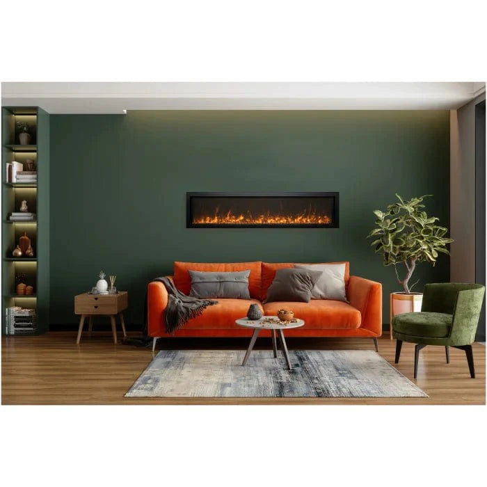 Amantii Panorama BI Extra Slim 30" Smart Electric Fireplace BI-30-XTRASLIM