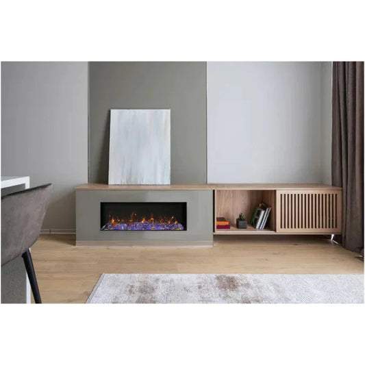 Amantii Panorama BI Slim 88" Smart Electric Fireplace BI-88-SLIM-OD