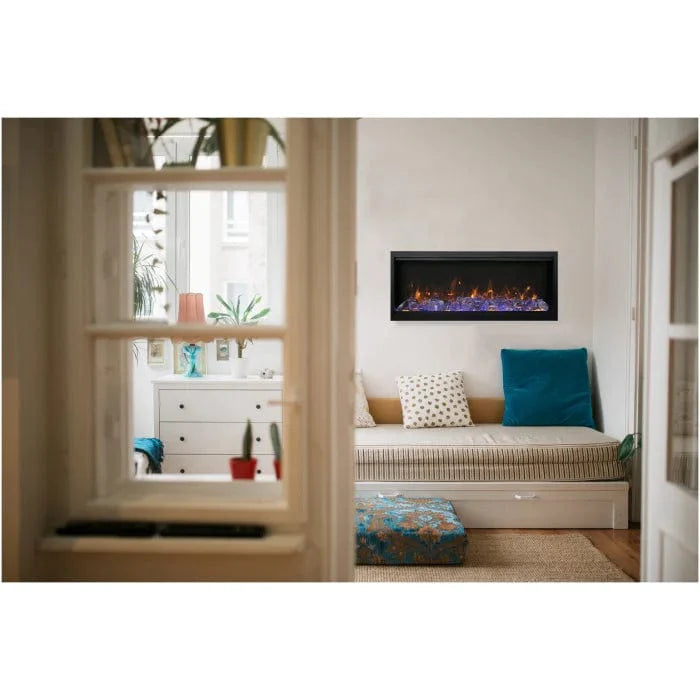 Amantii Symmetry XT Smart 100" Electric Fireplace SYM-100-XT