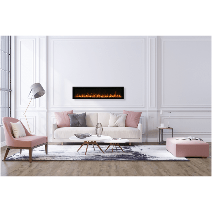 Amantii Symmetry Xtra Slim 42" Smart Electric Fireplace SYM-SLIM-42