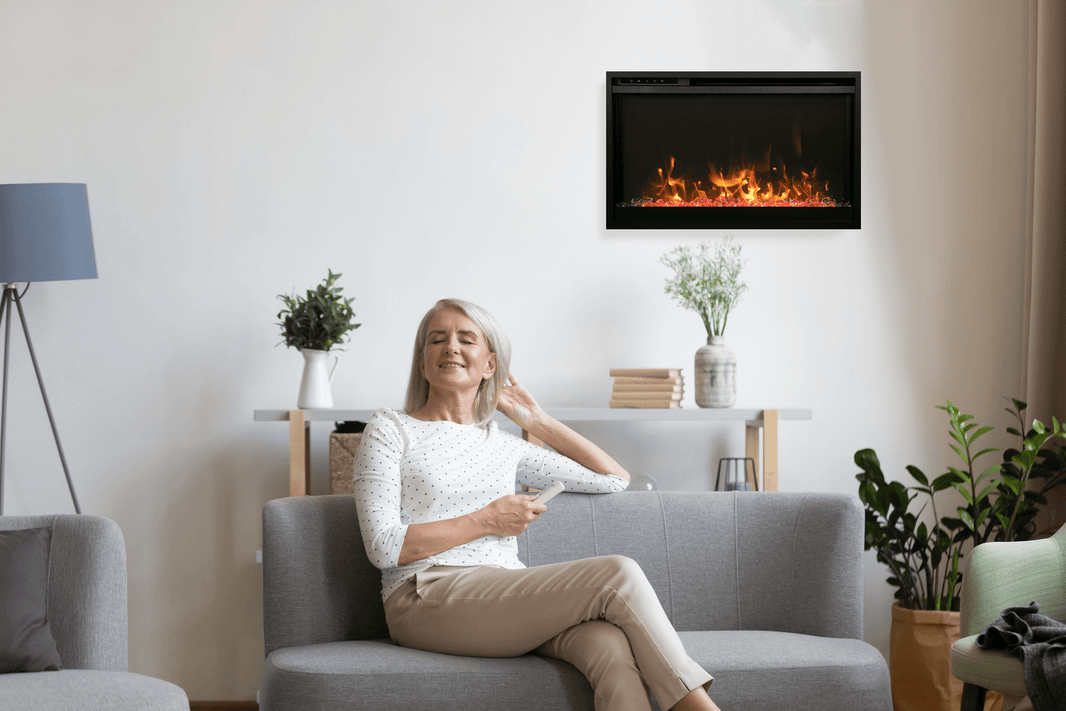 Amantii Traditional Xtra Slim 26" Electric Fireplace TRD-26-XS