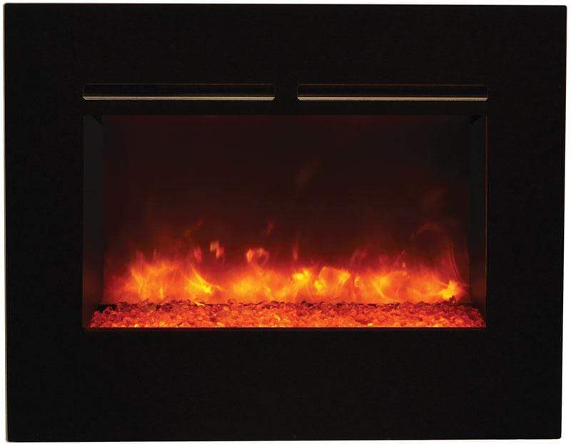 Amantii Zero Clearance Flush Mount 26" Electric Fireplace ZECL-26-2923-FLUSHMT-BG