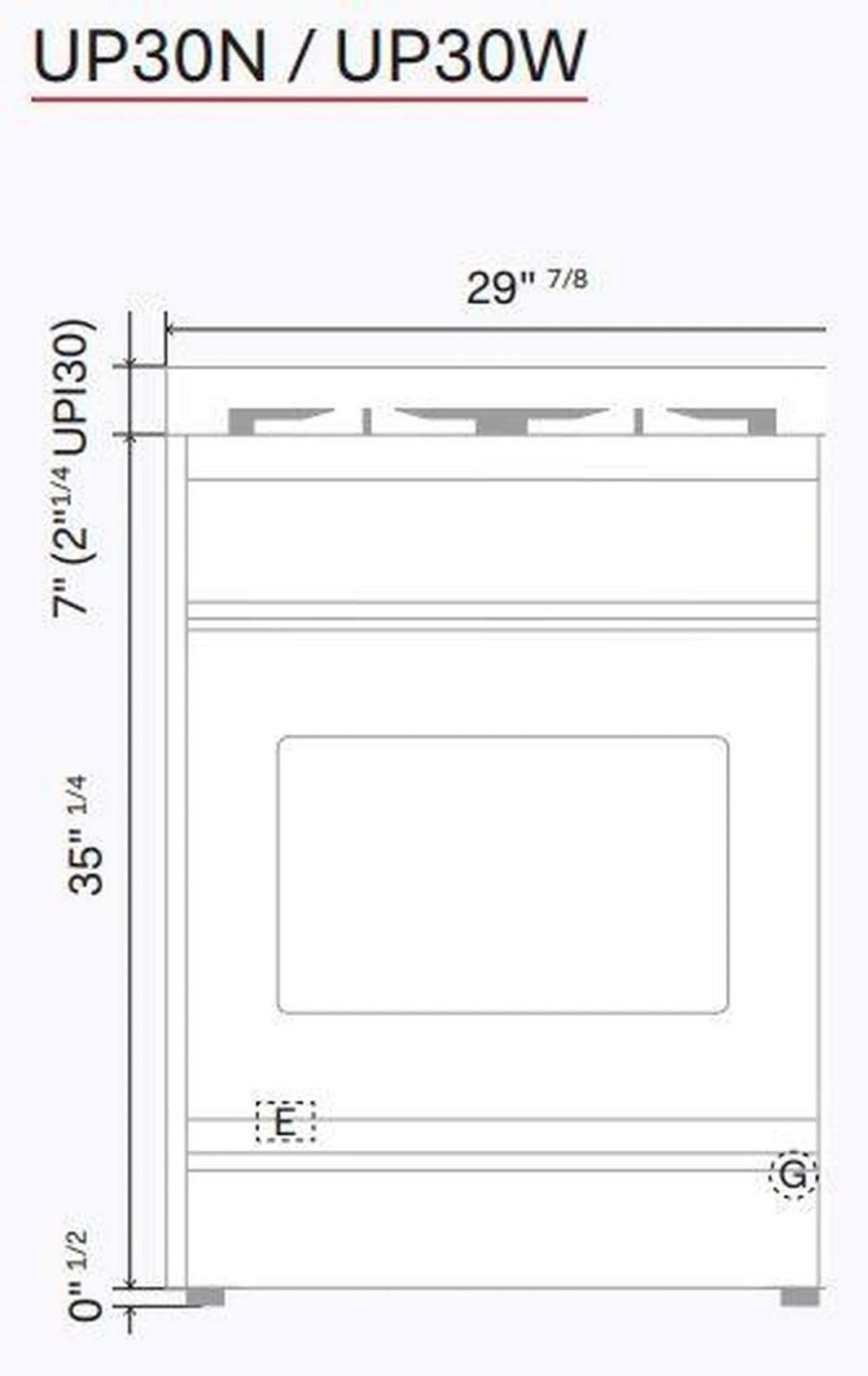 ILVE Nostalgie II 30-Inch Dual Fuel Freestanding Range in Antique White with Brass Trim (UP30NMPAWG)