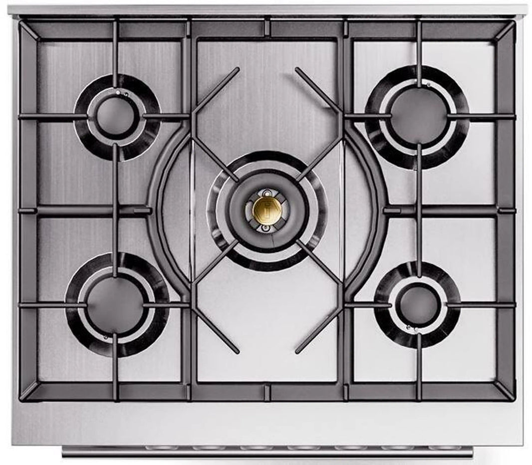 ILVE Professional Plus II 30-Inch Freestanding Dual Fuel Range with 5 Sealed Burner in RAL Custom (UP30WMPRA)