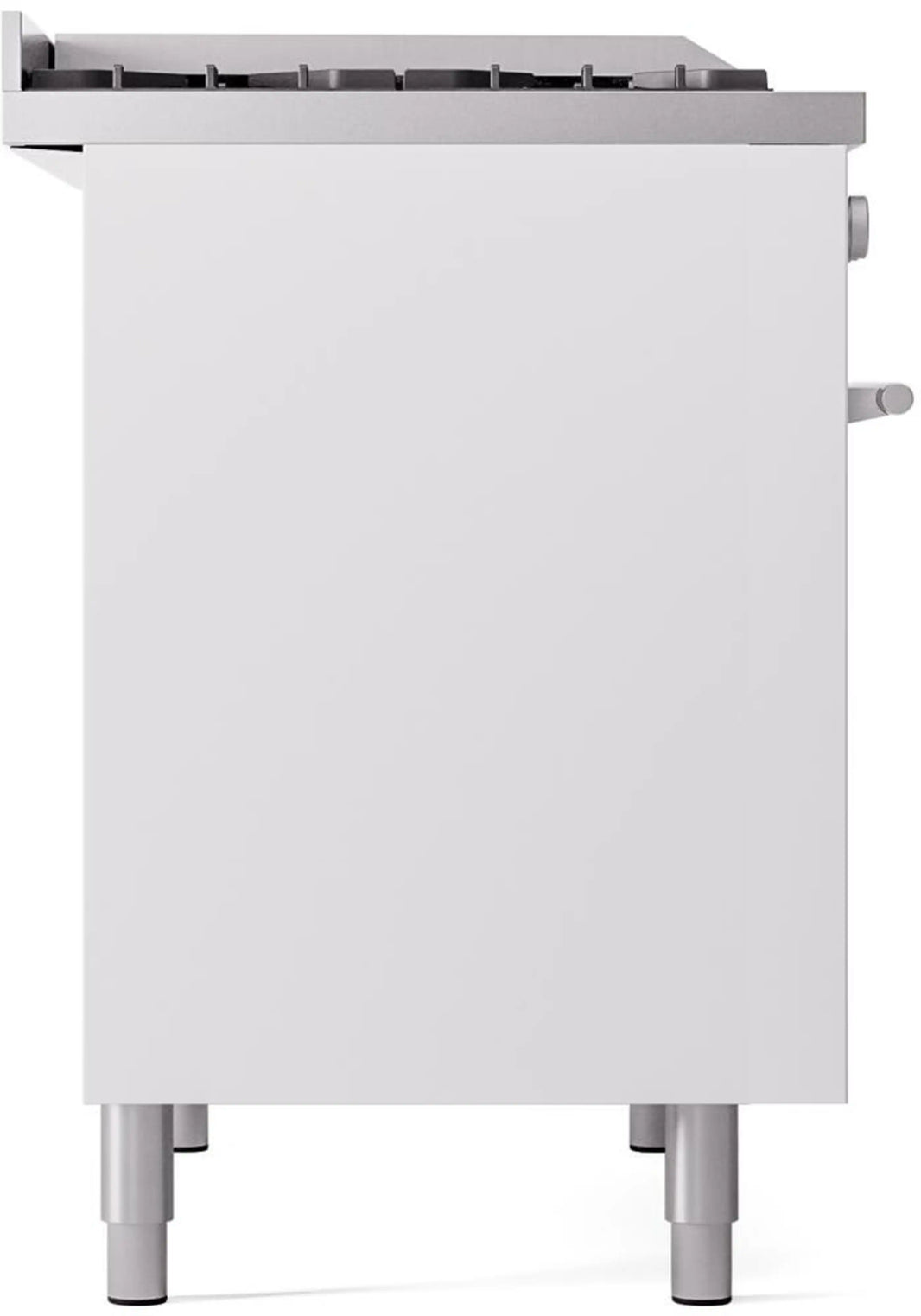 ILVE Professional Plus II 40-Inch Freestanding Dual Fuel Range with 6 Sealed Burner in White (UPD40FWMPWH)