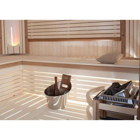 Harvia TopClass KV60 6kW Sauna Heater w/ Built-In Controls in Stainless Steel (JKV602401)