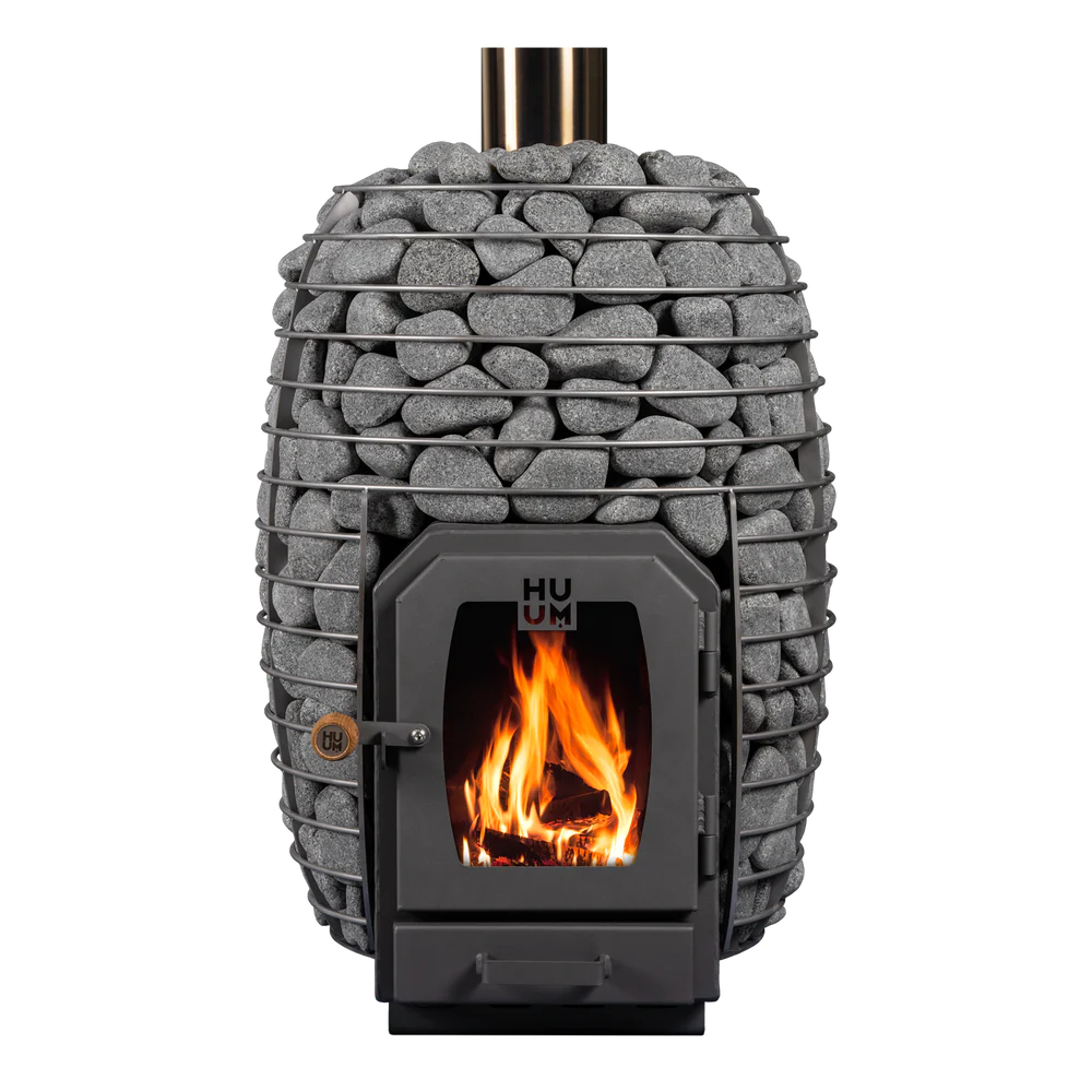 HUUM HIVE Wood LS 17kW Sauna Stove w/ Firebox Extension (H10102001)