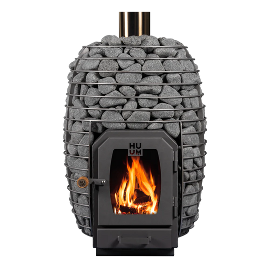 HUUM HIVE Wood LS 17kW Sauna Stove w/ Firebox Extension (H10102001)