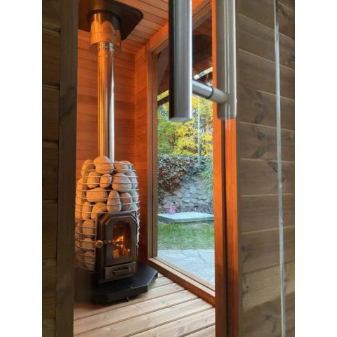 HUUM Sauna Wood Stove Thru-Ceiling Chimney Kit (4744103017508)