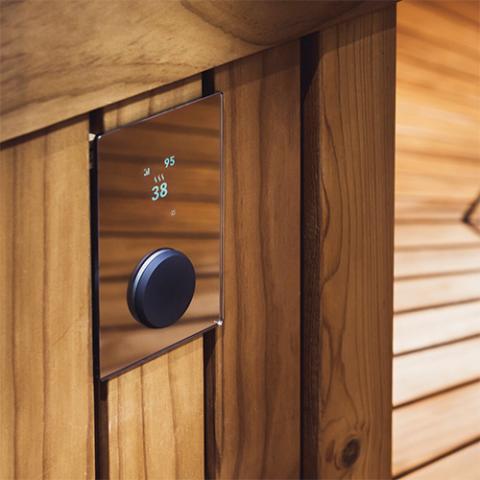 HUUM UKU Mirror Sauna Heater Control with WiFi, Digital On/Off, Time, Temp (H2001052)