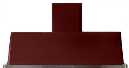 ILVE 60-Inch Majestic Burgundy Wall Mount Range Hood with 600 CFM Blower - Auto-off Function (UAM150BU)