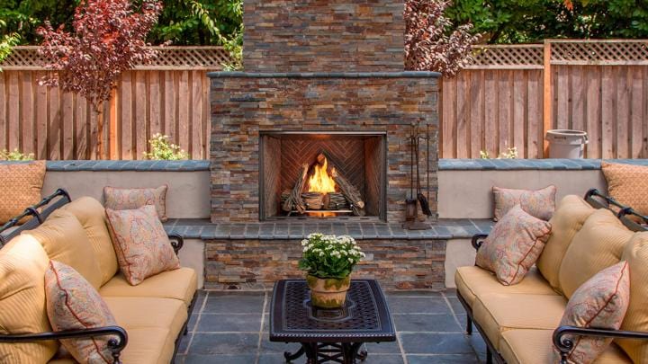 Majestic Courtyard 36" Single-Sided Outdoor Gas Fireplace ODCOUG-36