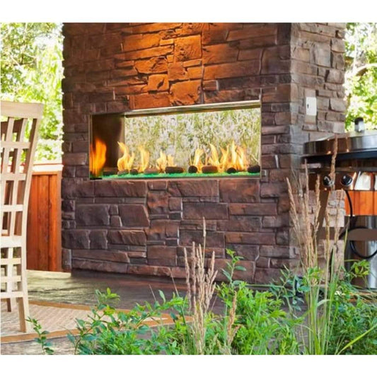 Majestic Lanai See-Through 48" Outdoor Linear Vent Free Gas Fireplace ODLANAIGST-48