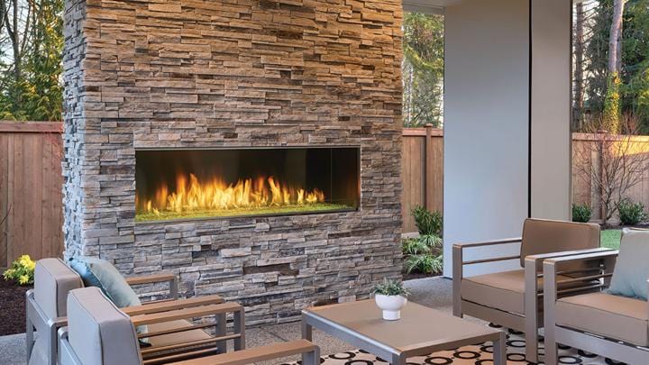 Majestic Lanai 60" Outdoor Gas Fireplace ODLANAIG-60