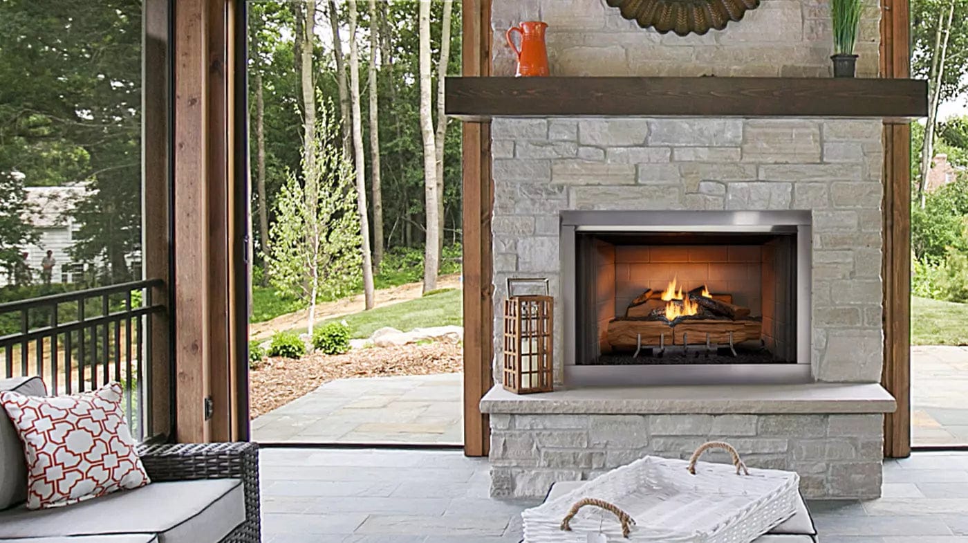 Majestic Vesper 42" Outdoor Vent-Free Gas Fireplace VOFB42